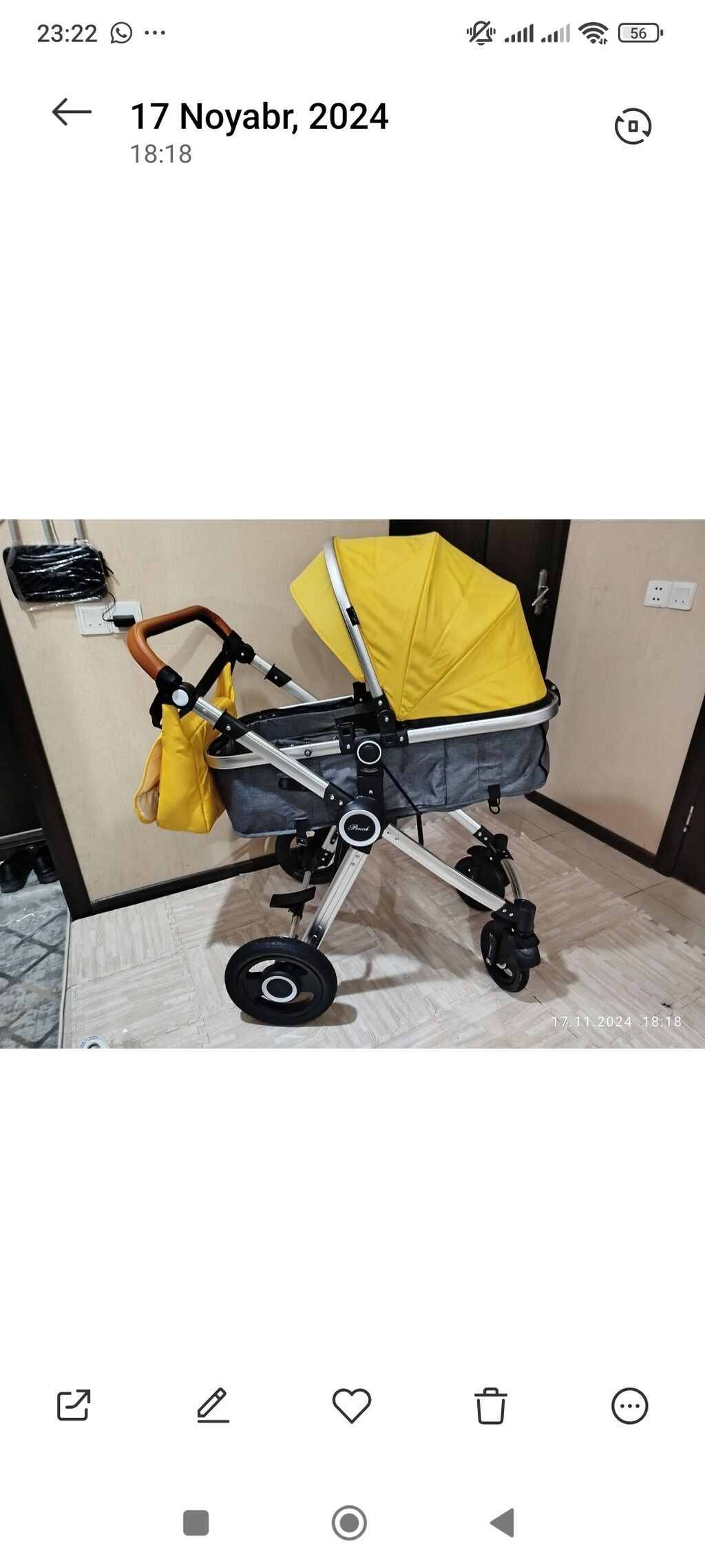 Çıxarıla bilən beşikli araba, Yeni, Ünvandan götürmə, Ödənişli çatdırılma