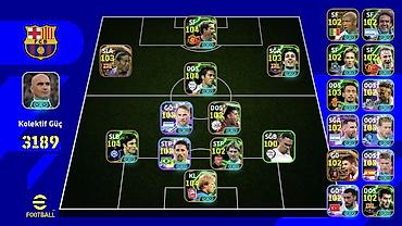 EFootball hesabı – güclü heyət və yüksək kollektiv güc Xüsusiyyətlər - şəkil 2