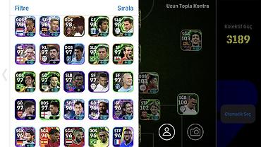 EFootball hesabı – güclü heyət və yüksək kollektiv güc Xüsusiyyətlər - şəkil 3