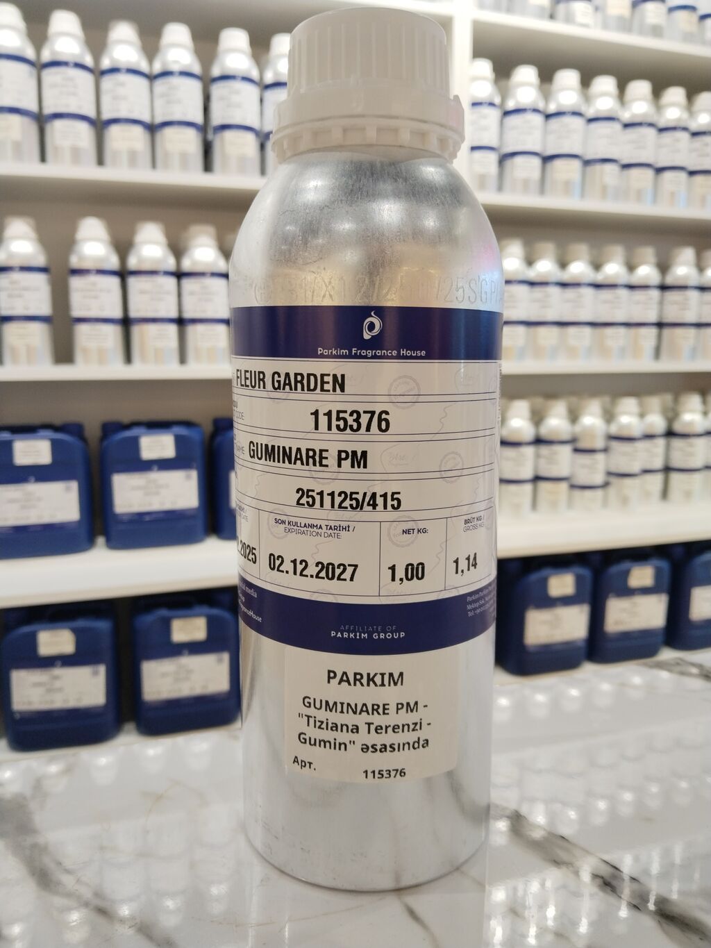 Parkim Fragrance House – ətir konsentratları (1 kq/alüminium bidon) - şəkil 4