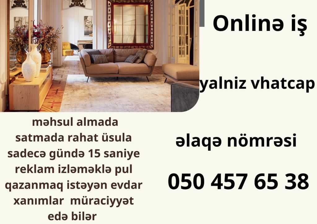 Onlayn iş – gündə cəmi 15 saniyəlik reklam izləməklə gəlir qazanmaq