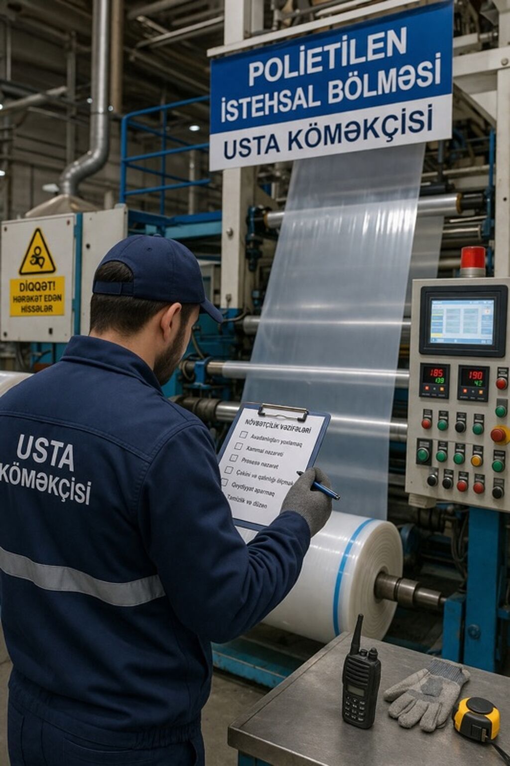 SUMQAYIT ŞƏHƏRİNDƏ Polietilen İstehsal Bölməsinə işçilər tələb olunur