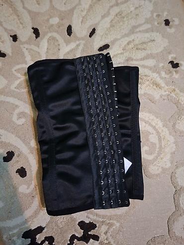 Qadın bel korseti – qara rəng - Model: ön hissədə çoxsıralı - şəkil 2