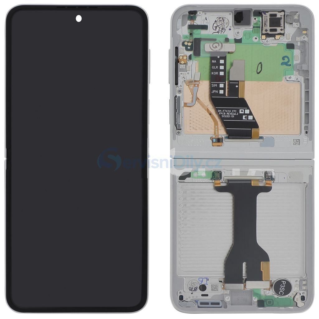 Samsung Z Flip ekrani. Samsung Z Flip modellərinin ekran lent - şəkil 2