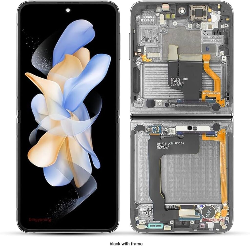 Samsung Z Flip ekrani. Samsung Z Flip modellərinin ekran lent - şəkil 4