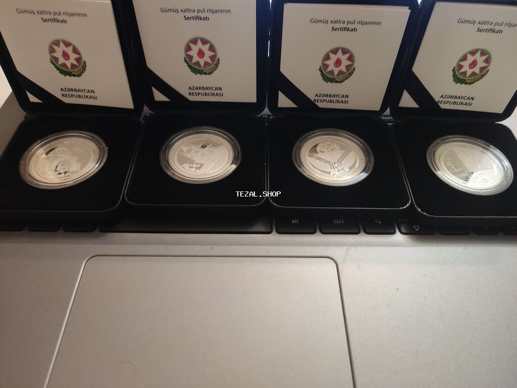 Gümüş xatirə sikkələri – Azərbaycan Respublikası - Rəsmi sertifikatlı