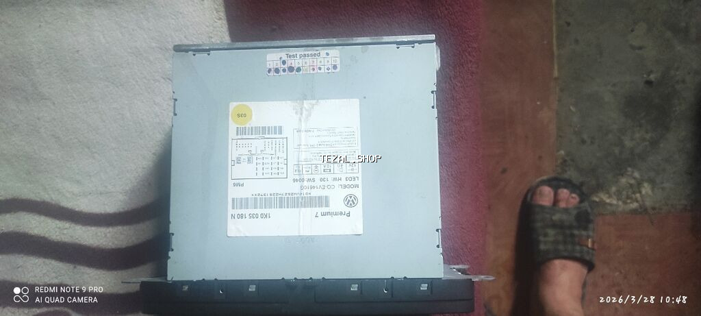 Volkswagen orijinal avtomobil maqnitofonu – CD changerli RCD200/RCD300 - şəkil 2