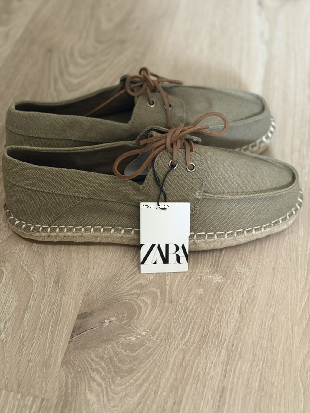 Orginal zara yeni kolleksiya ZARA kişi ayaqqabısı – espadril/loafer