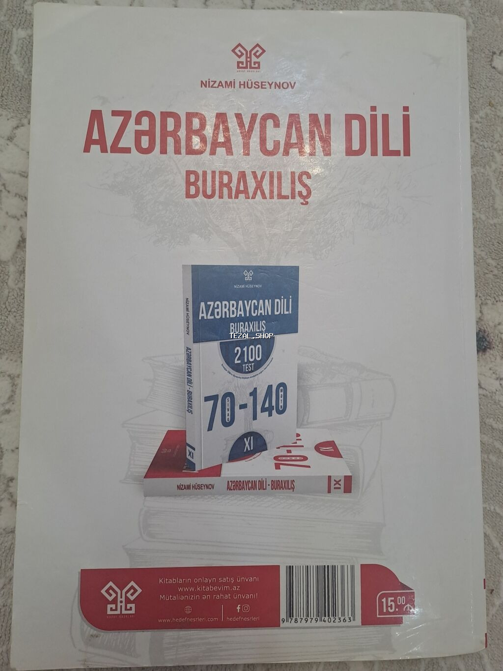 Məhsul: “Azərbaycan Dili – Buraxılış” test toplusu Müəllif: Nizami