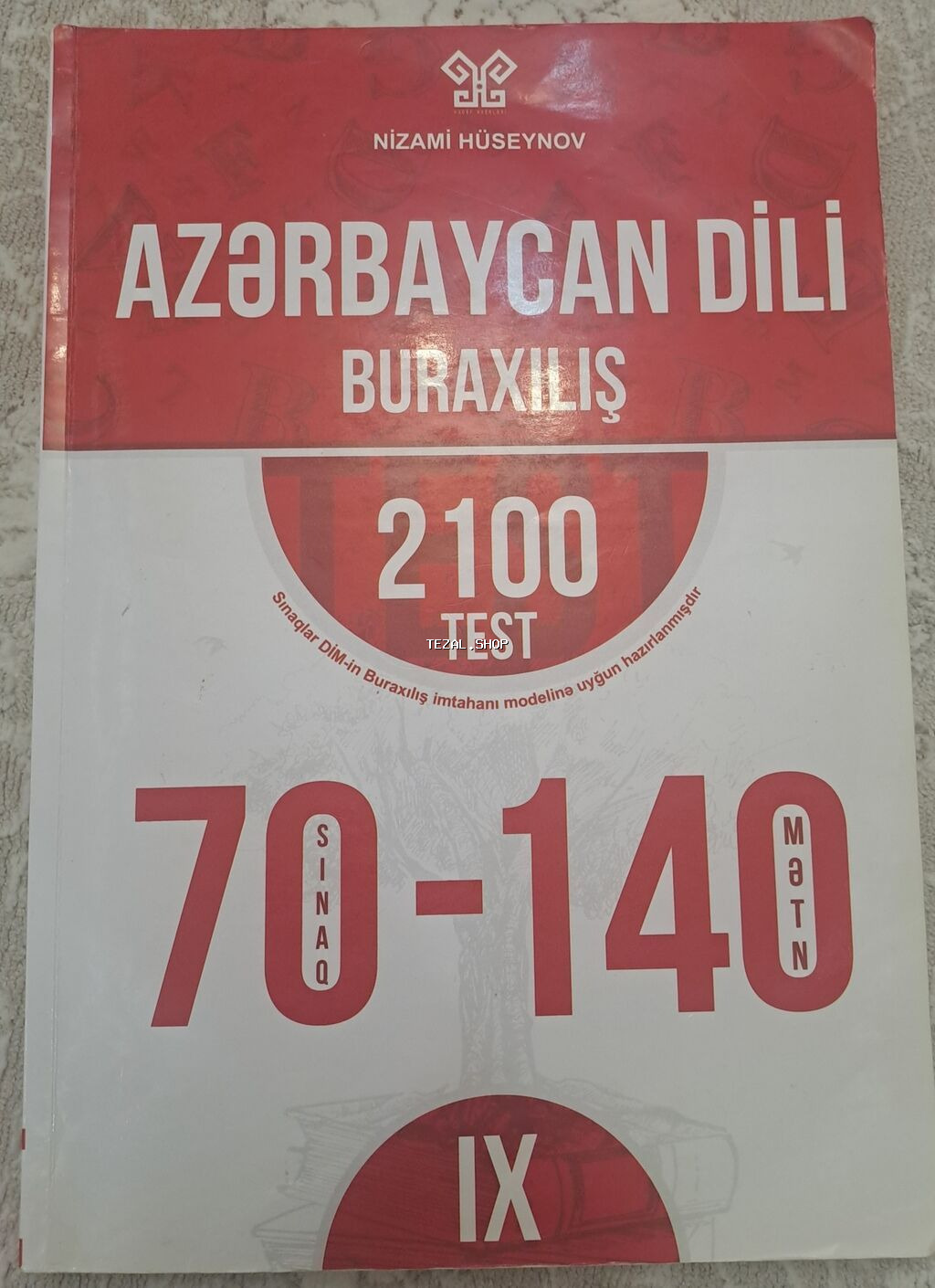 Məhsul: “Azərbaycan Dili – Buraxılış” test toplusu Müəllif: Nizami - şəkil 2