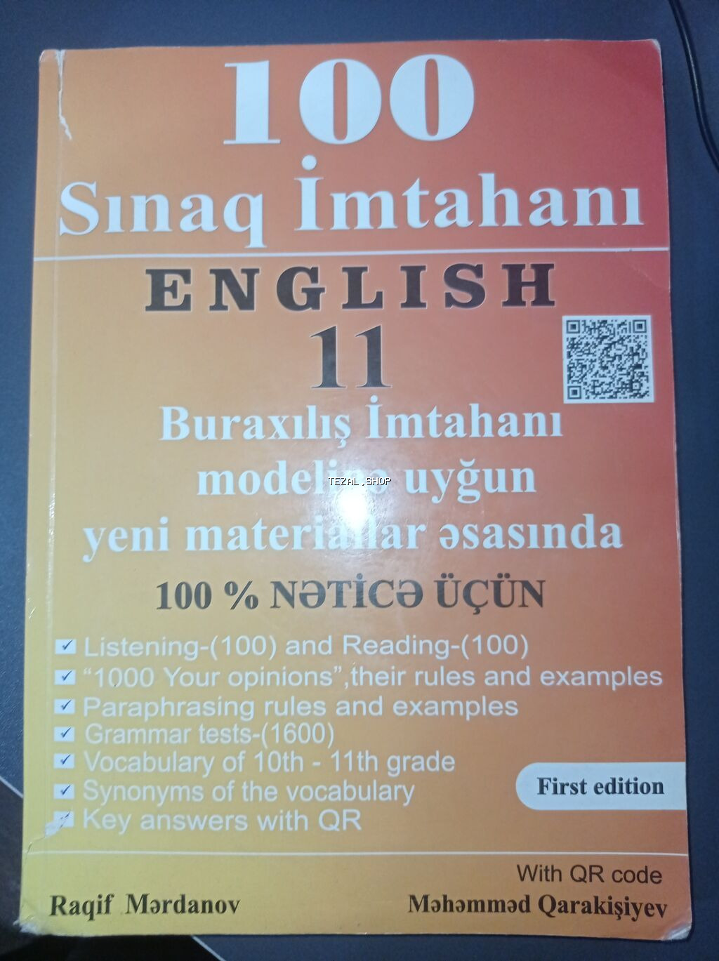 Məhsul: “100 Sınaq İmtahanı – English 11” (First edition) Məhsul tam