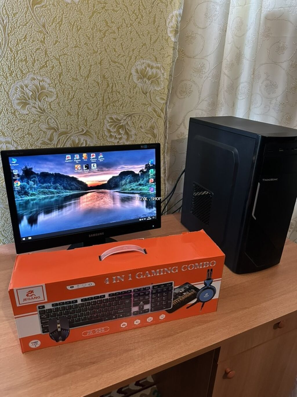 Pc Kompyuter Dəsti + 4ü1də Combo Dəsti + 8 Oyun + Ofis Programları