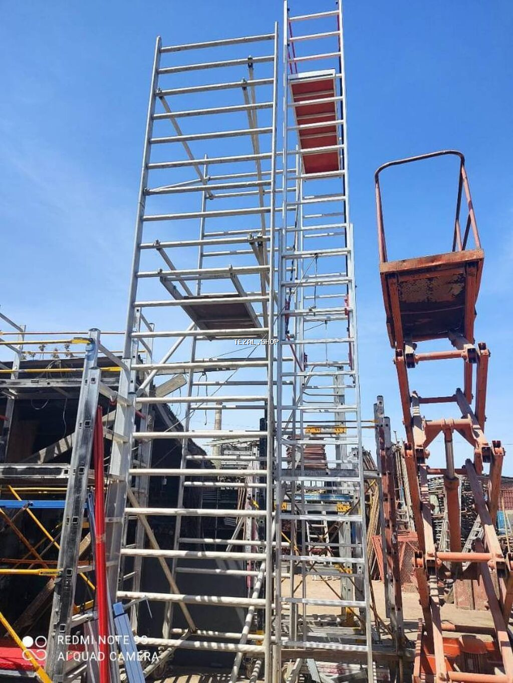 Строительные леса —scaffold-demir ayaqaltilar tikintide - şəkil 5