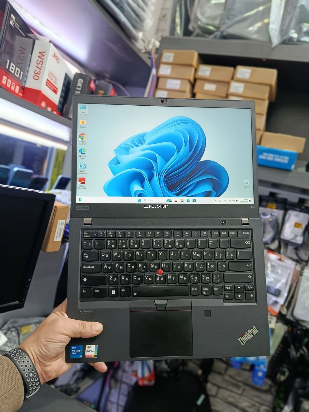 İşlənmiş Lenovo ThinkPad, 14 ", Intel Core i5, 256 GB, Ünvandan götürmə, Pulsuz çatdırılma, Ödənişli çatdırılma - şəkil 2
