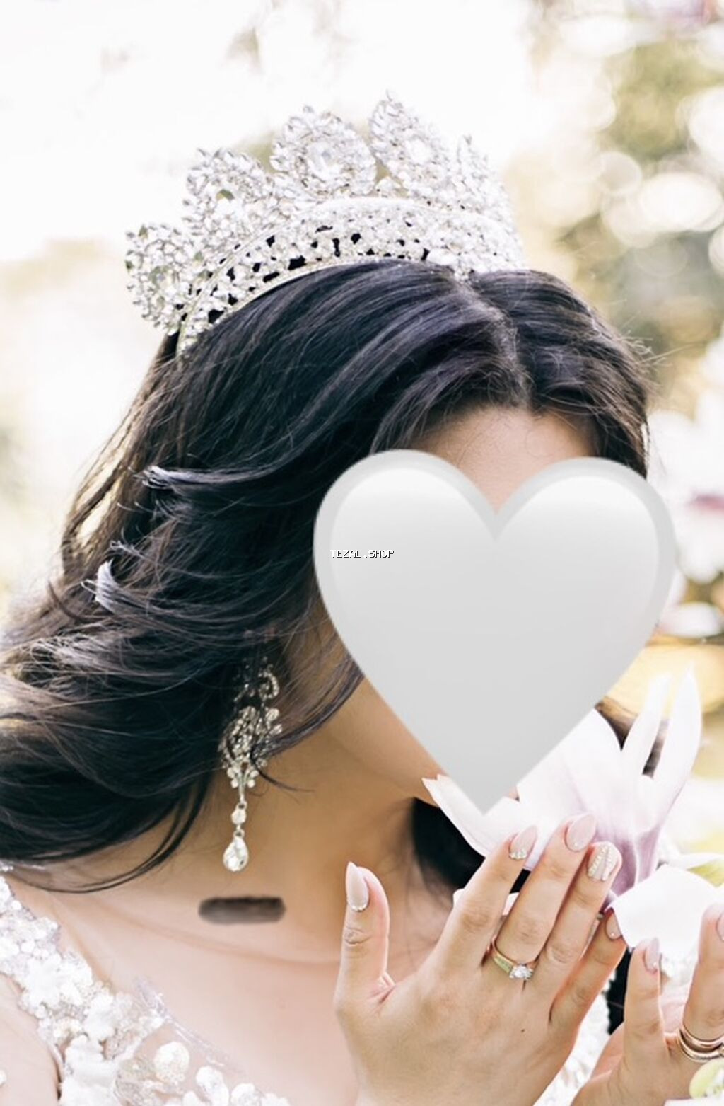 Swarovski qaşlarla gəlin tacı, baha alinib Ukraynada. klassik kraliça