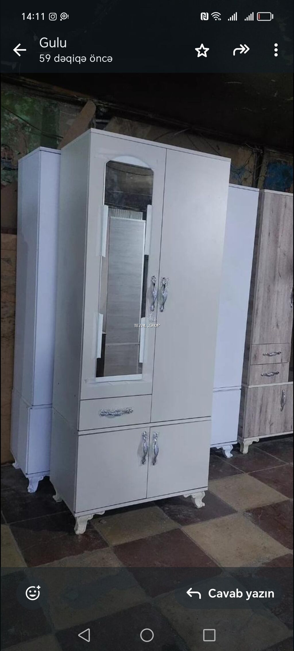 Funksional və zərif dolab, gündəlik istifadə üçün əlverişlidir. Bu - şəkil 3