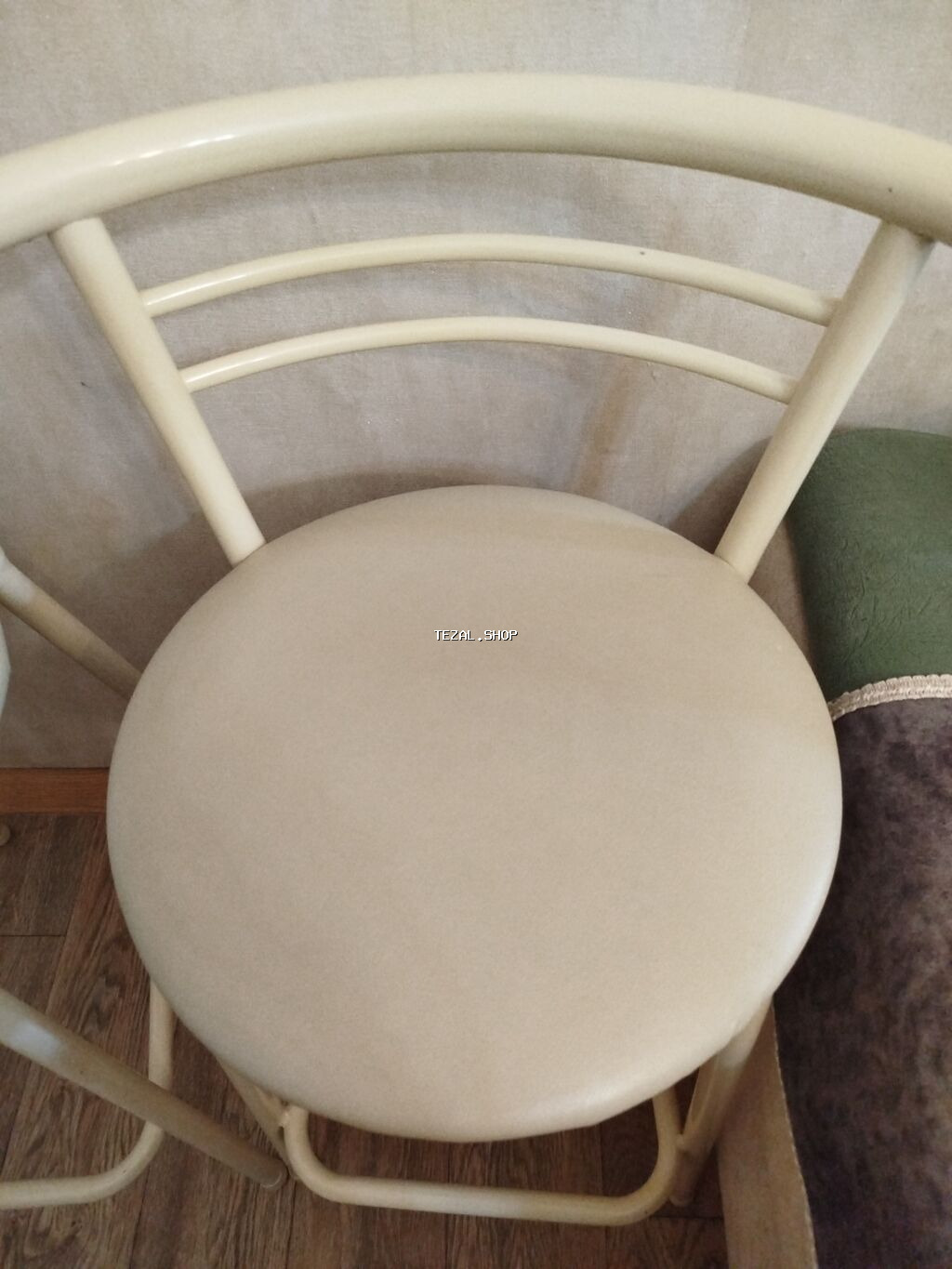 Məhsul: 2 ədəd bar taburesi/stul - Rəng: krem (bej tonları) - Karkas - şəkil 2