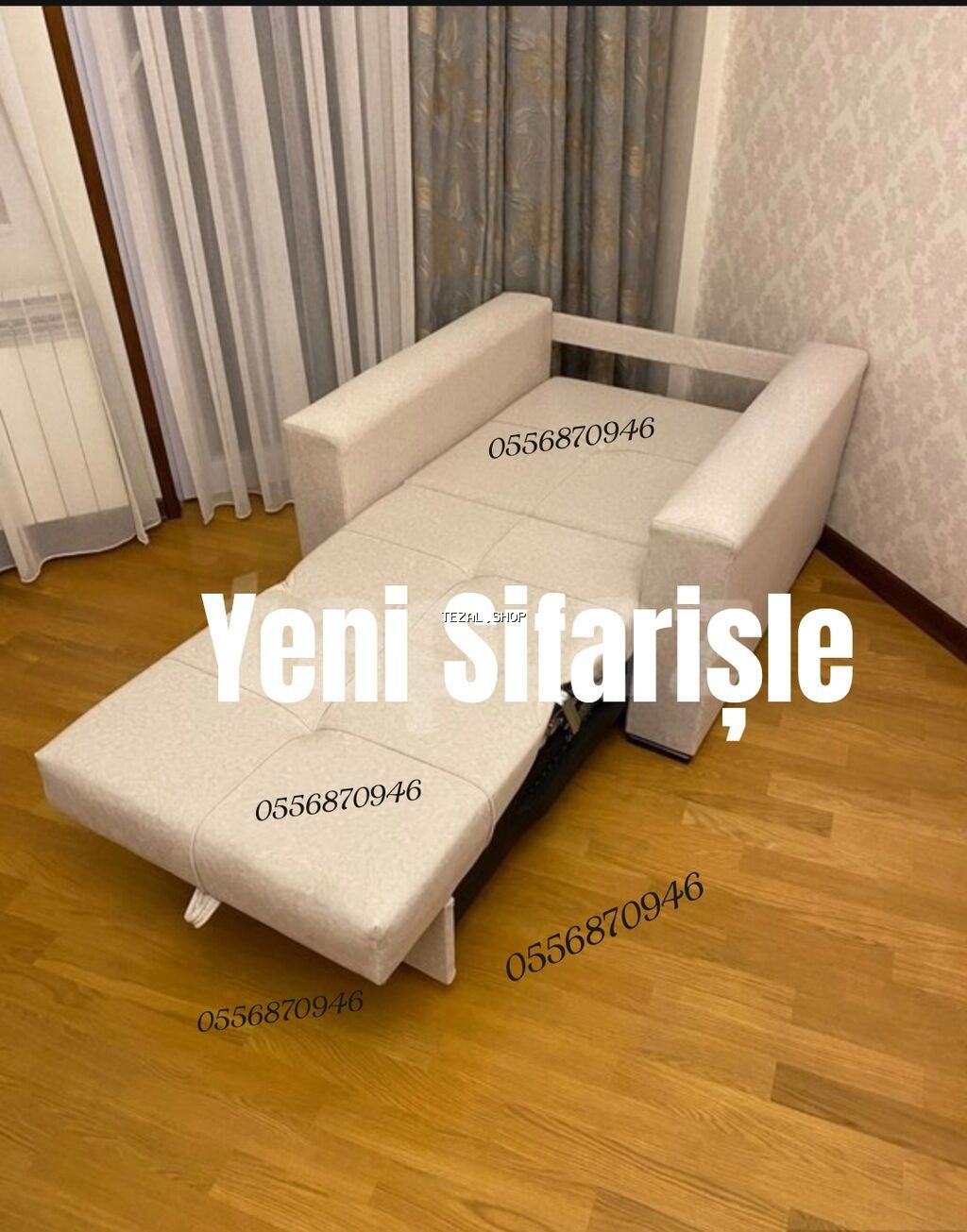 Kreslo-kravat, Bazalı, Təkərsiz, Taxta, Türkiyə, Zəmanətli - şəkil 4