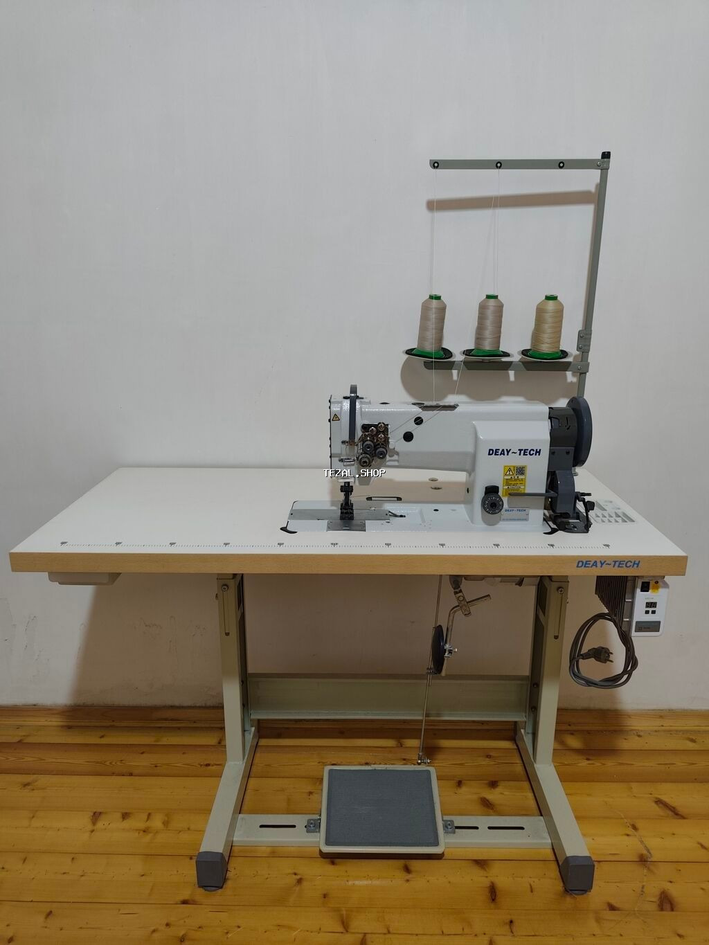 DT - 20618 - 2 model DEAY - TECH qoşa tikiş dəri maşını.Yenidir. Xahiş - şəkil 2