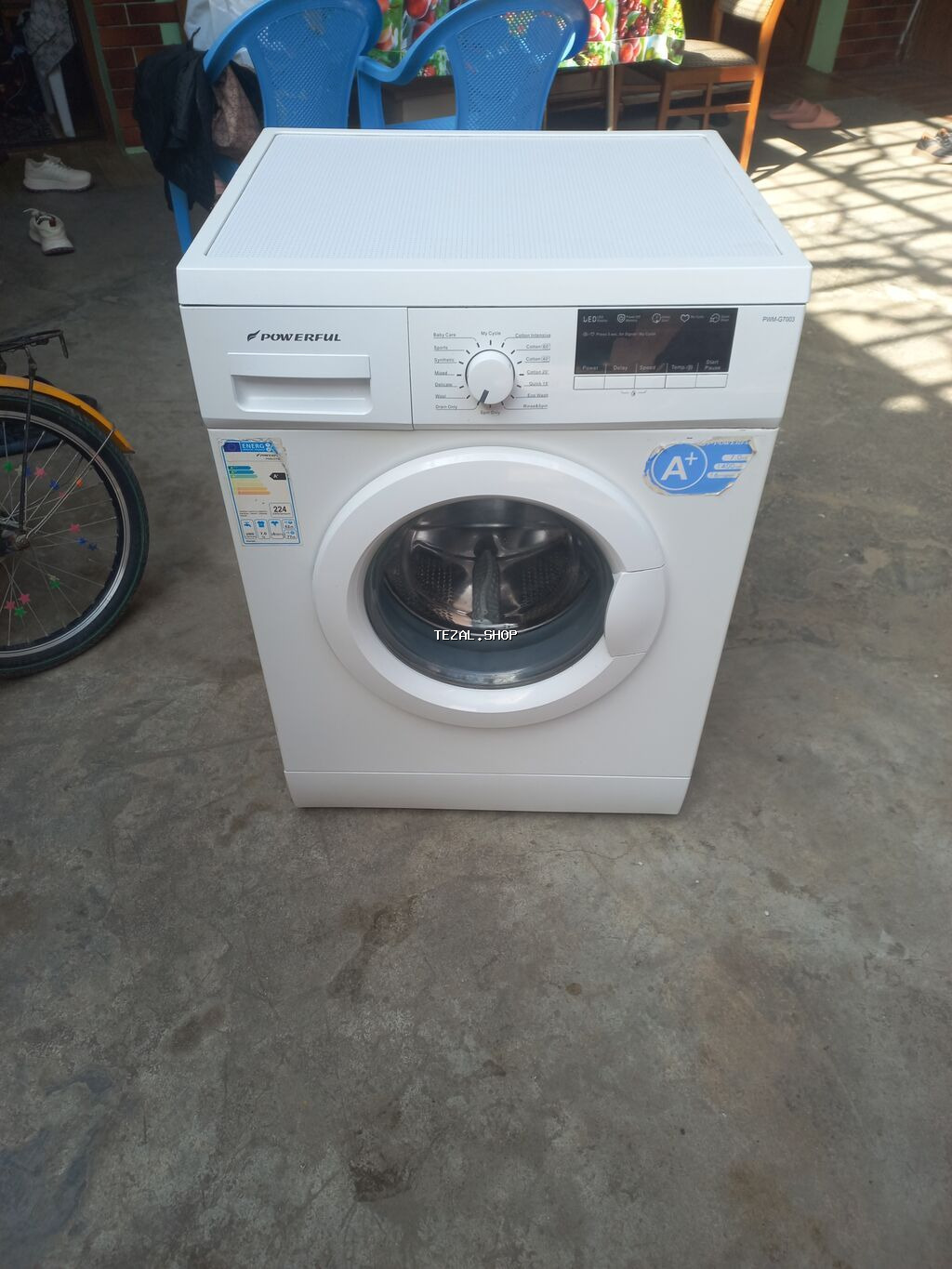 POWERFUL PWM-G7030 önyükləməli paltaryuyan maşın. Hecbir prablemi - şəkil 2