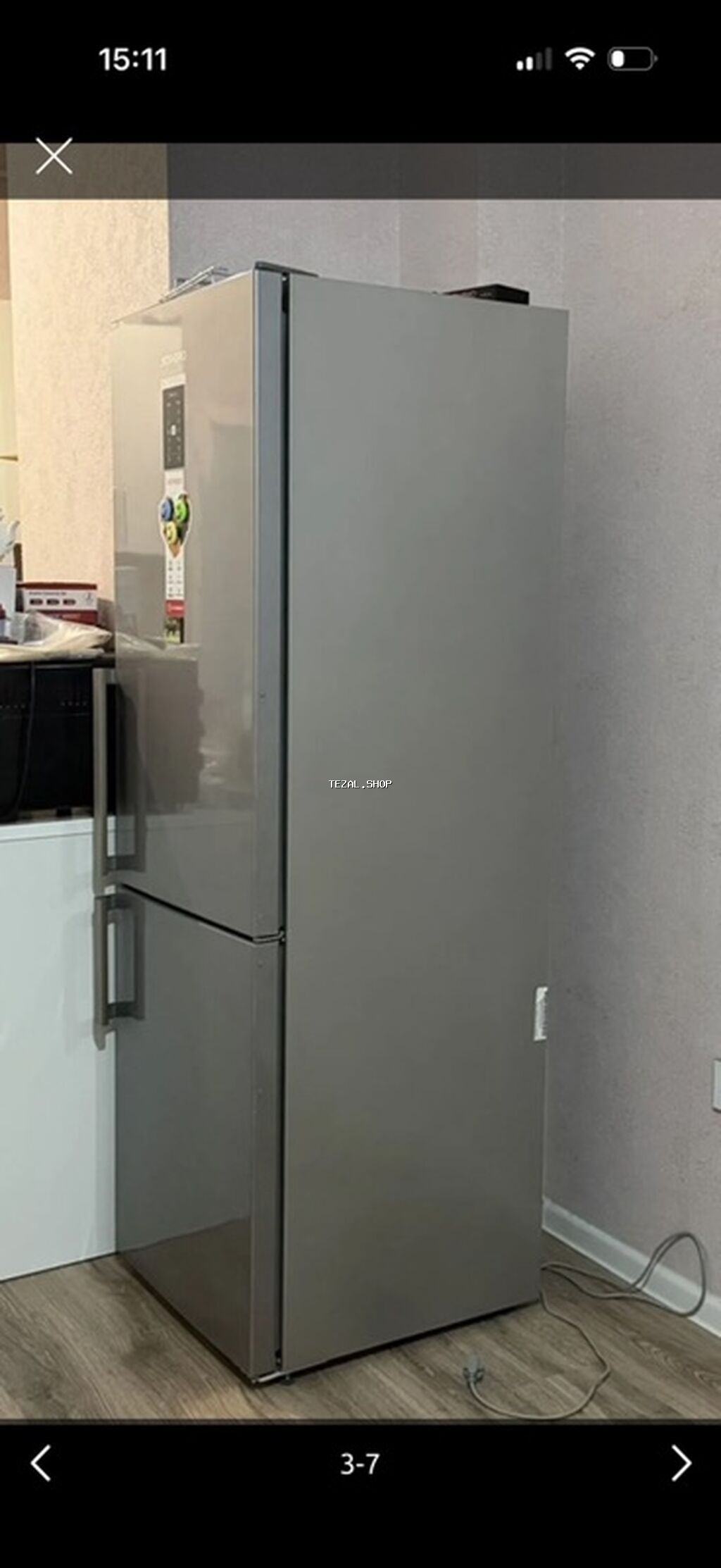 2 qapılı Yoshiro Soyuducu Satılır, rəng - Gümüşü - şəkil 3