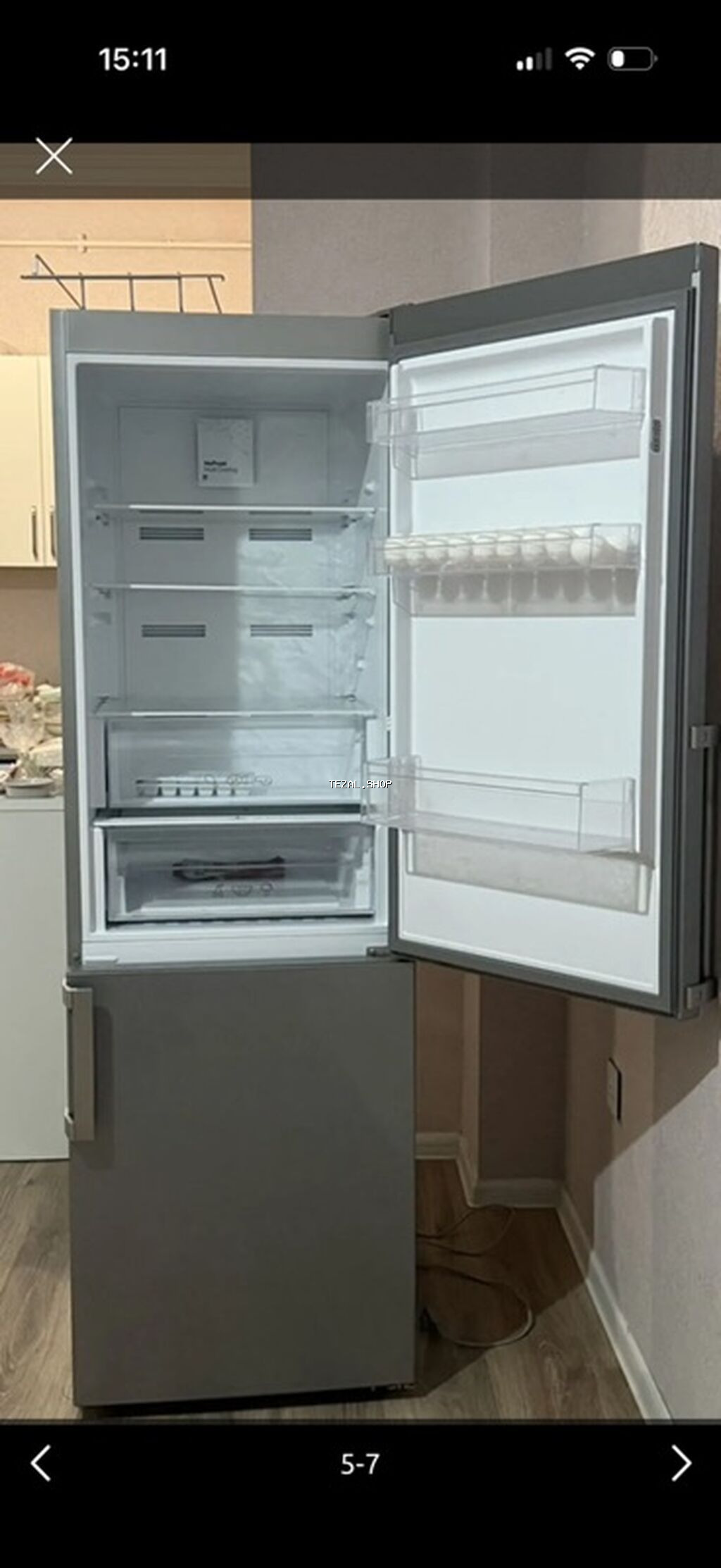 2 qapılı Yoshiro Soyuducu Satılır, rəng - Gümüşü - şəkil 5