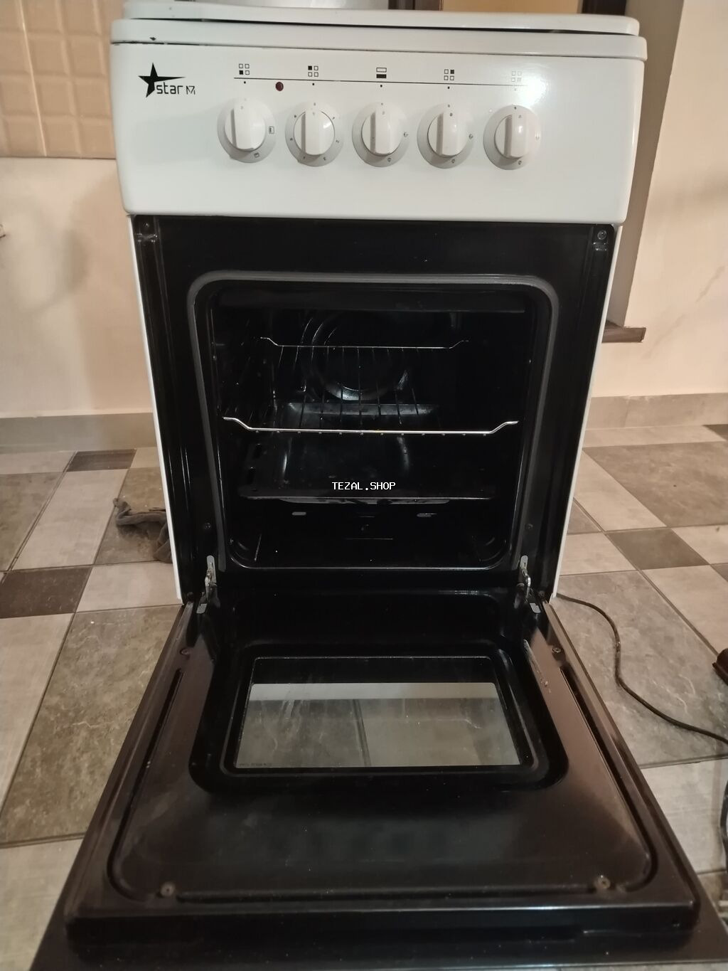 Qarışıq sobası Ayrıca dayanan, 4 gözlü