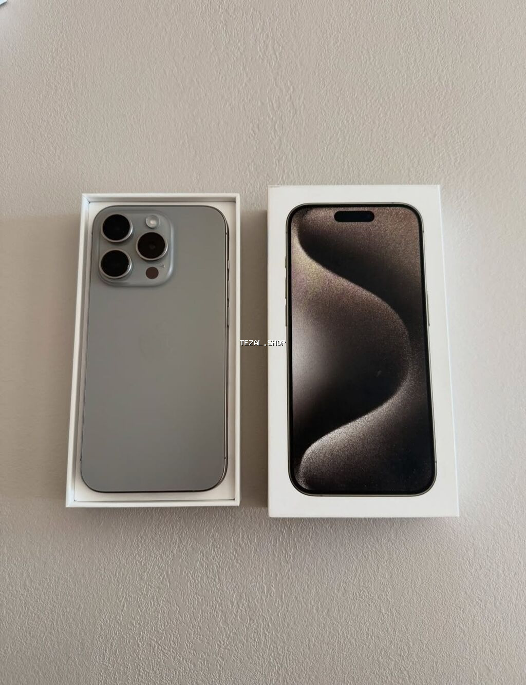 IPhone 15 Pro, 256 GB, Natural Titanium, Zəmanət, Kredit, Simsiz şarj