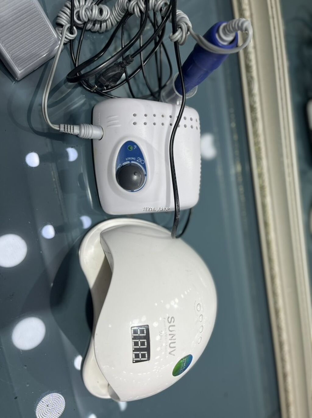 Manikür üçün peşəkar avadanlıq dəsti -Cox az islenib aparatlar yenidi - şəkil 3