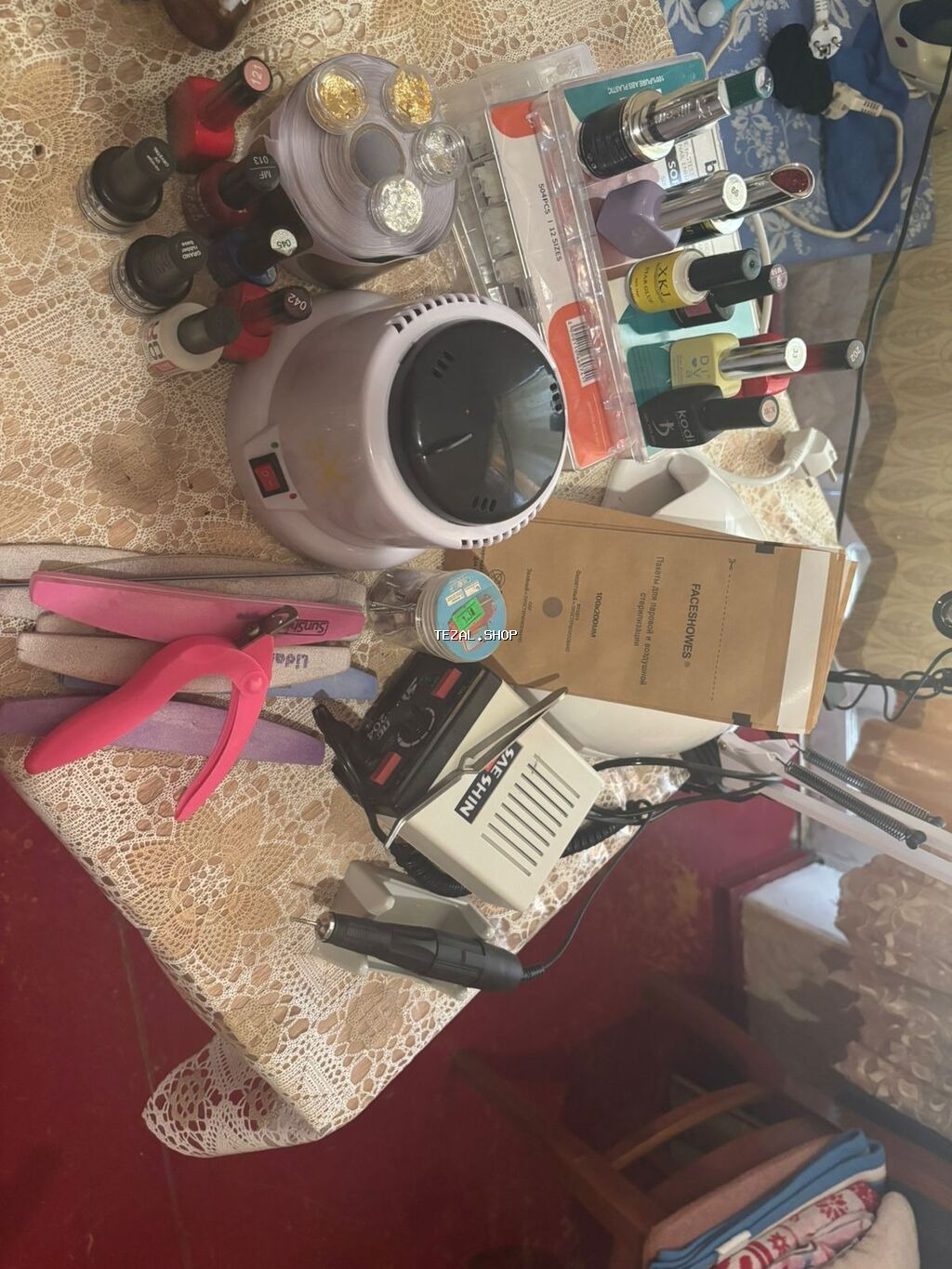 Manikür üçün peşəkar set Komplektdə: - SUNUV SUN5 Plus Smart Nail - şəkil 2