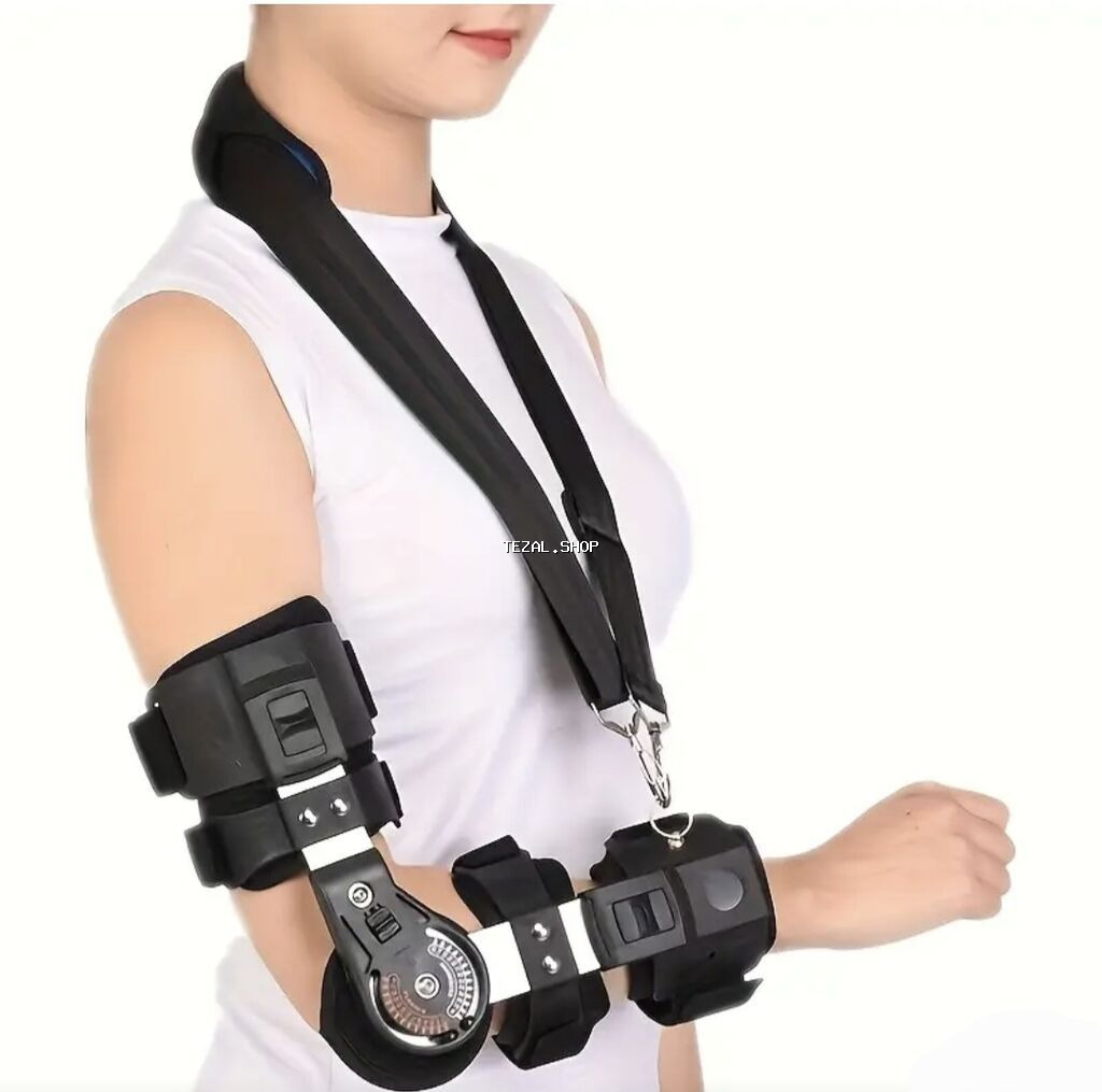 Tənzimlənən dirsək ortozu və qol sarğısı (immobilizator) çatdirilma