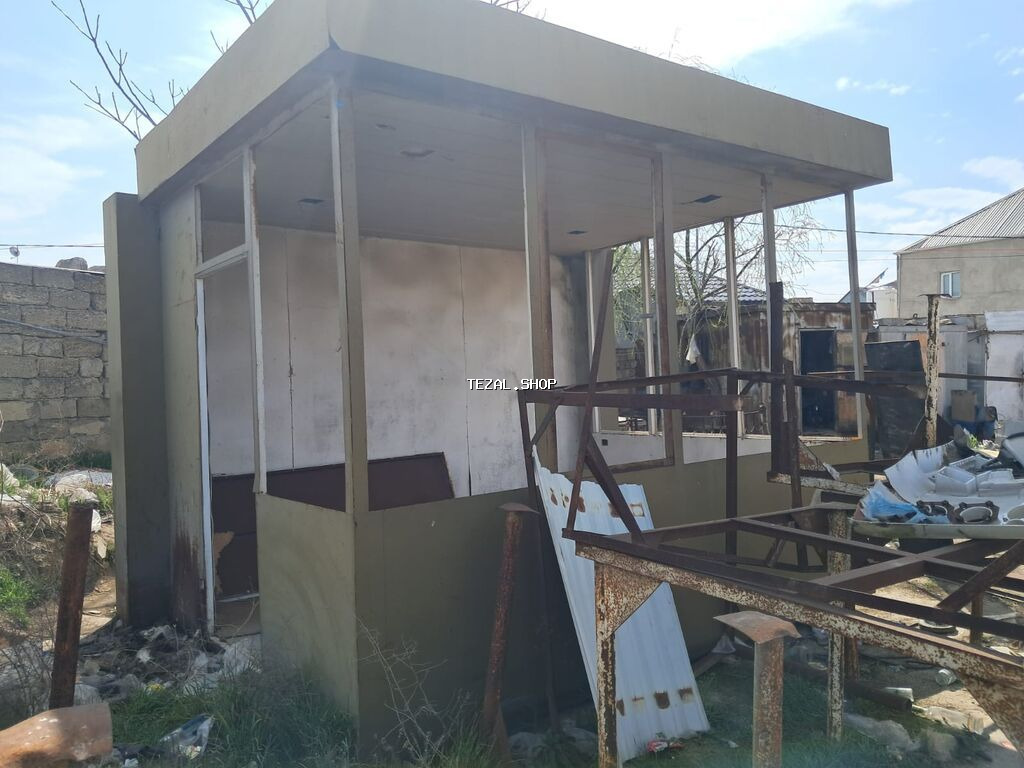 Dəmir köşk.Uzunluğu 4.20 Eni 2.80 Hündür 3.0 Qiymət 900 azn Ünvan