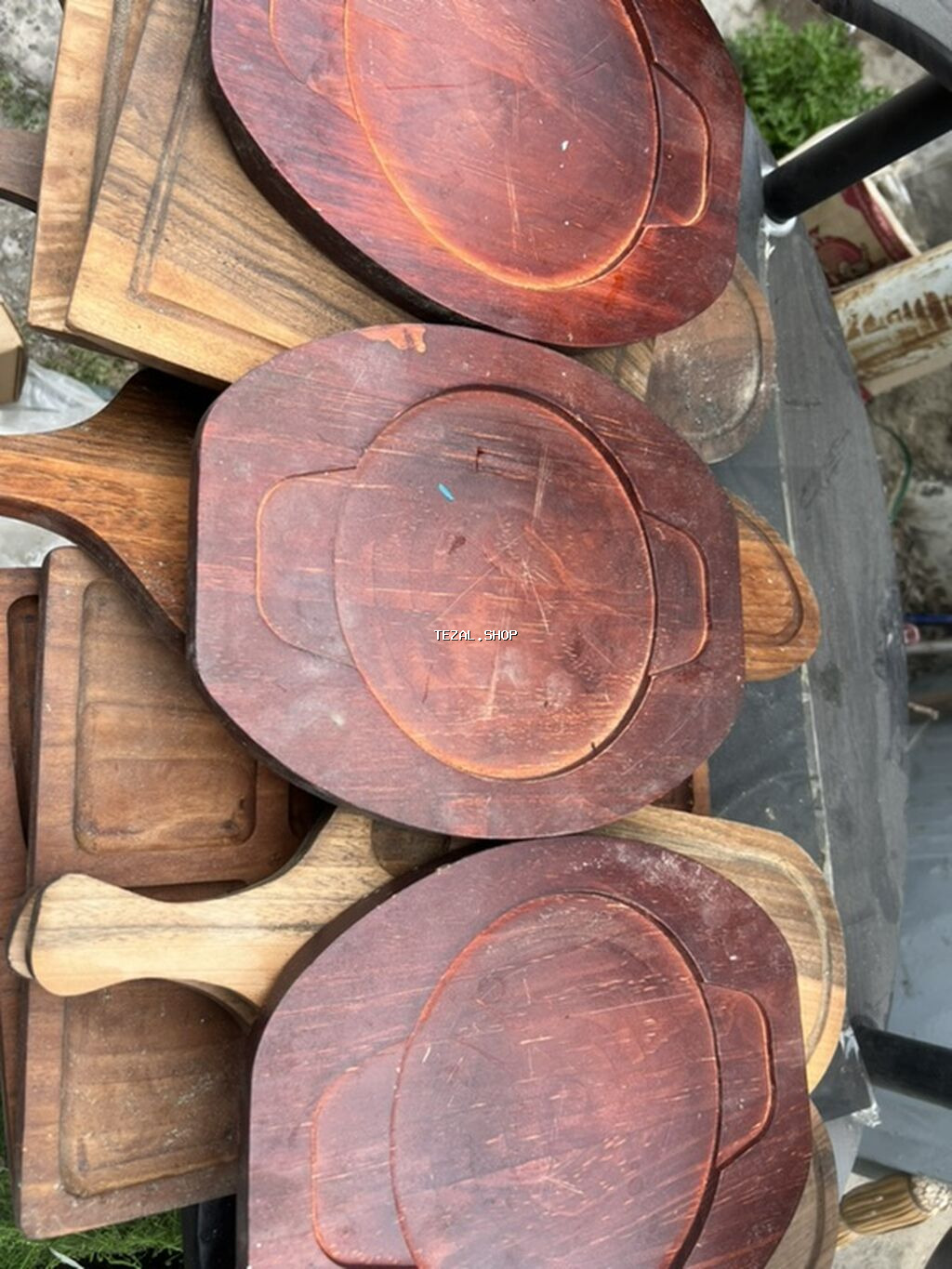 Məhsul: Taxta servis və kəsmə lövhələri dəsti