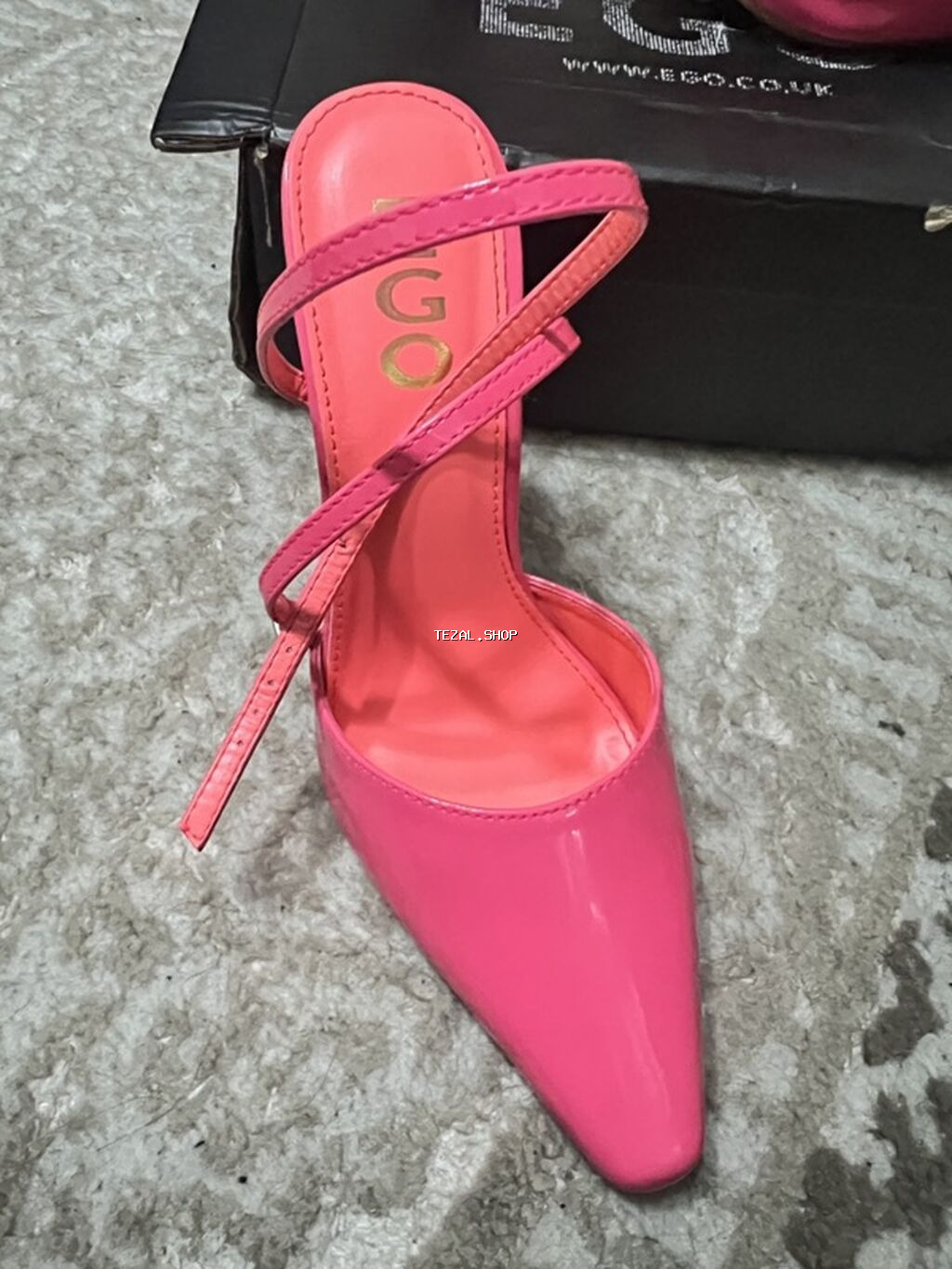 EGO brendi qadın ayaqqabısı - Model: hündürdaban səndəl/pump - Rəng - şəkil 2