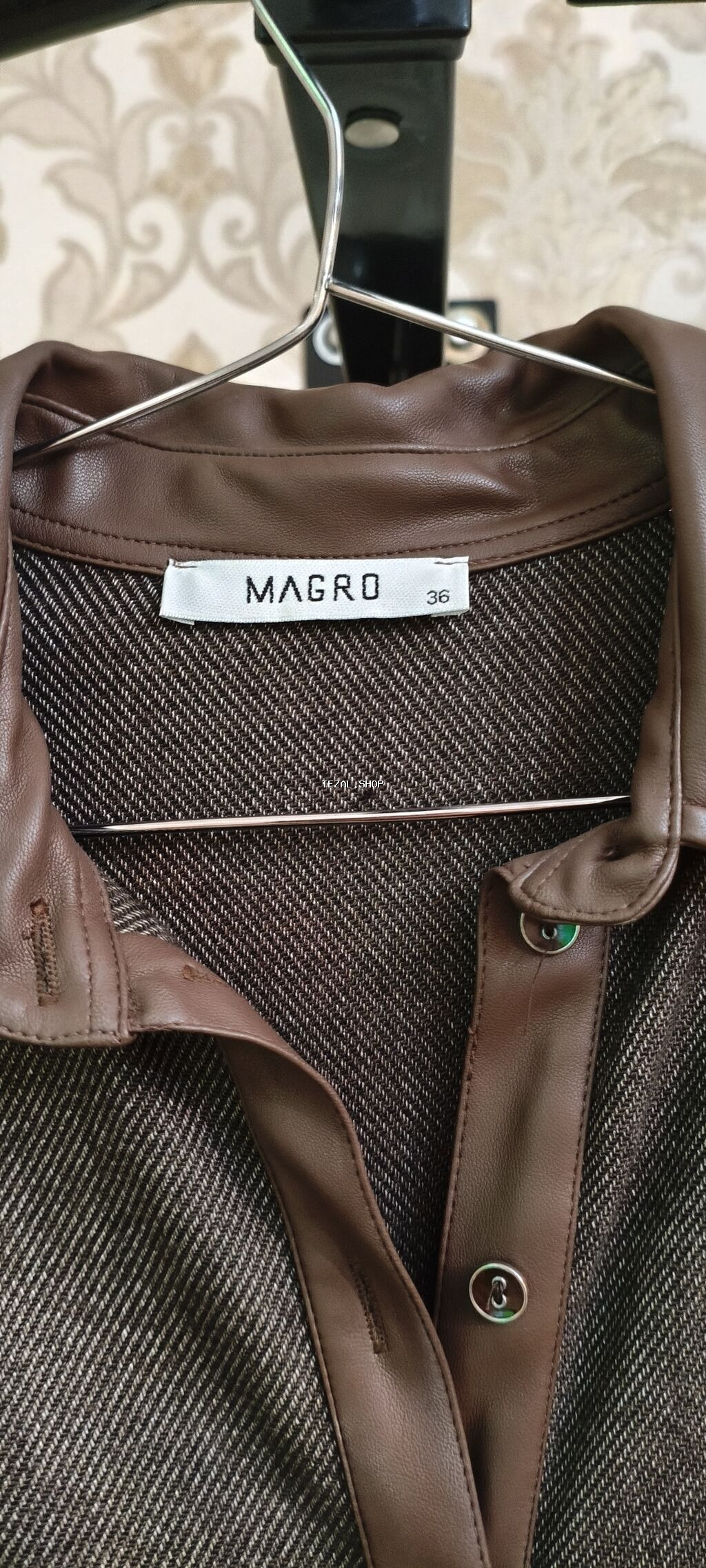 MAGRO qadın paltarı – ölçü 36. 120 azn alinib - Rəng palitrası: tünd - şəkil 2