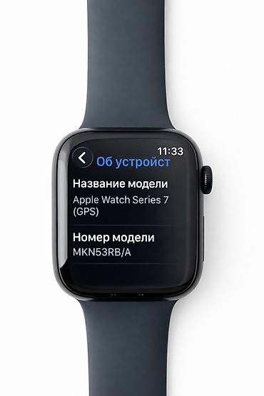 İşlənmiş, Smart saat, Apple, Suya davamlı, rəng - Qara - şəkil 5