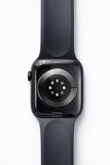 İşlənmiş, Smart saat, Apple, Suya davamlı, rəng - Qara - şəkil 3