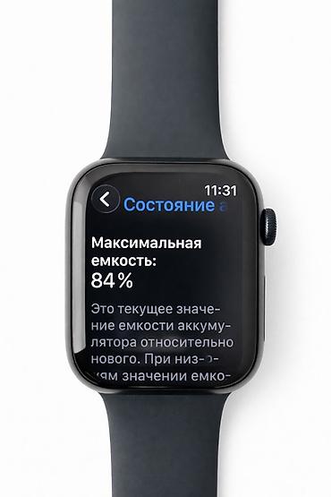 İşlənmiş, Smart saat, Apple, Suya davamlı, rəng - Qara - şəkil 4