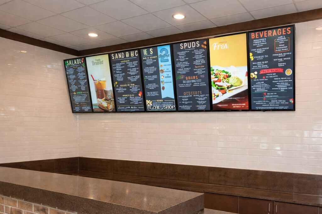 Peşəkar restoran menyu lövhələri – “digital signage” həlli - Rəqəmsal