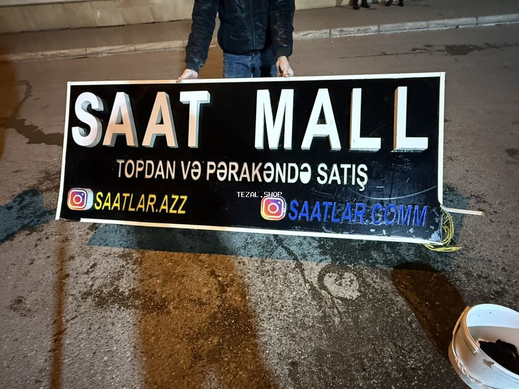 SAAT MALL Reklami isigli Reklamdi Cox Az Islenib Sadece Olaraq - şəkil 2