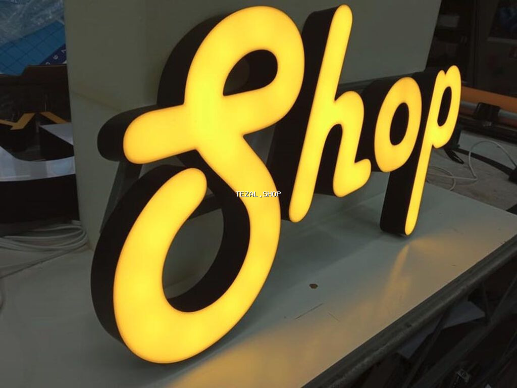 LED işıqlı hərif/loqo lövhələr Banervinilsetka Vinillərin