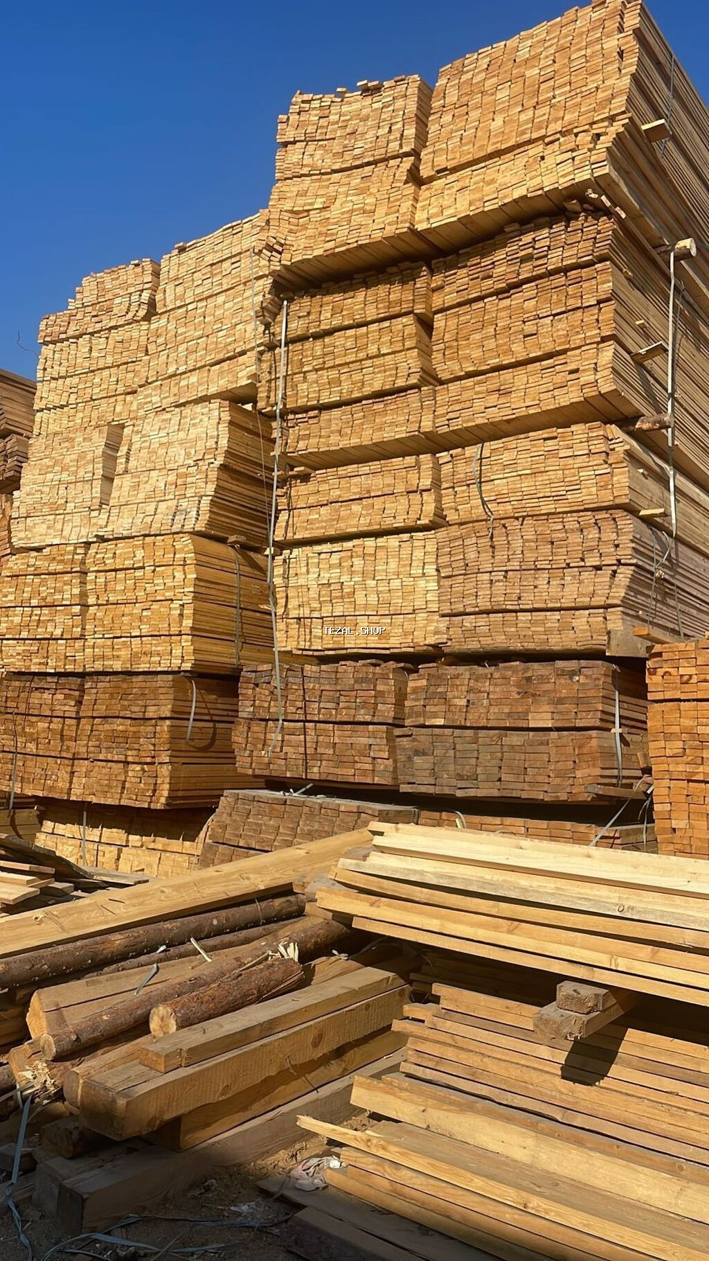 Her ölçüde taxtaların satışı