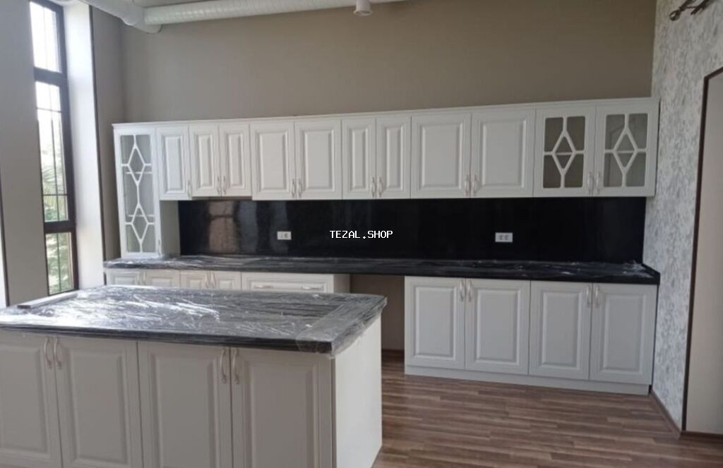 Sifarişlə mətbəx dəsti, Özü çəkən petlələr, Mat laminat, Kredit var, Ünvandan götürmə, Pulsuz çatdırılma, Ödənişli çatdırılma