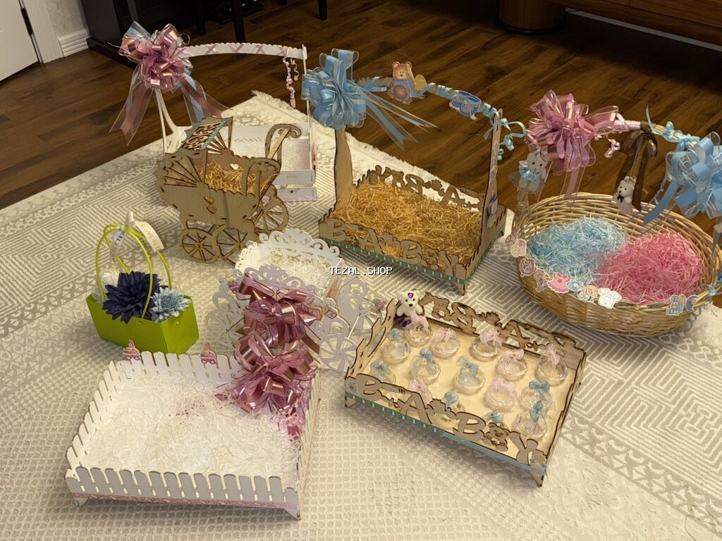 Yeni doğulan körpə üçün bəzək və təqdimat dəsti - Tematik “Baby” - şəkil 3