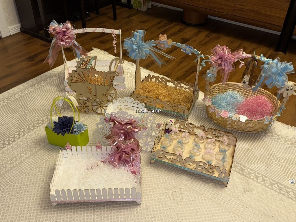 Yeni doğulan körpə üçün bəzək və təqdimat dəsti - Tematik “Baby” - şəkil 4