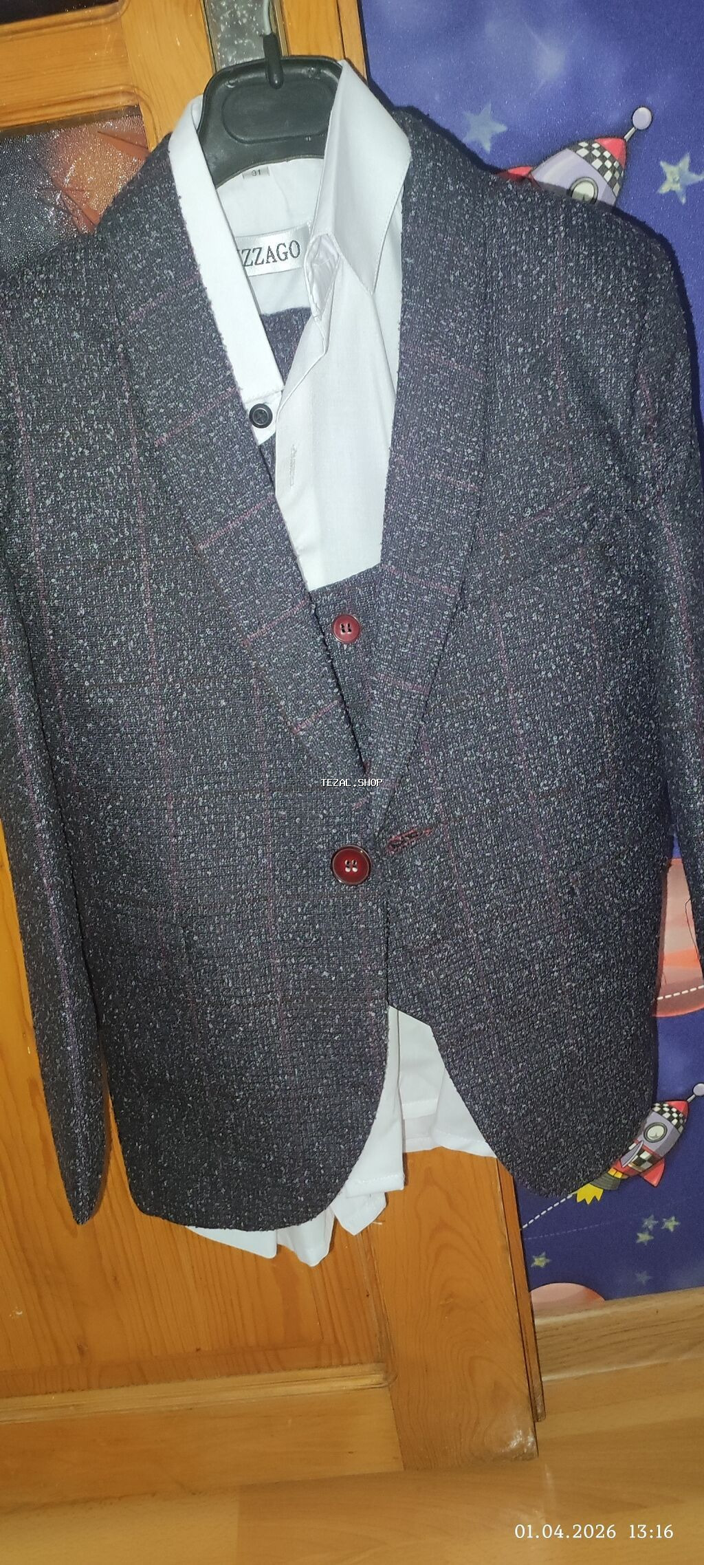 Uşaq üçün üçlü kostyum dəsti - Brend/etZAZZAGO ( ölçü 30 - Dəst