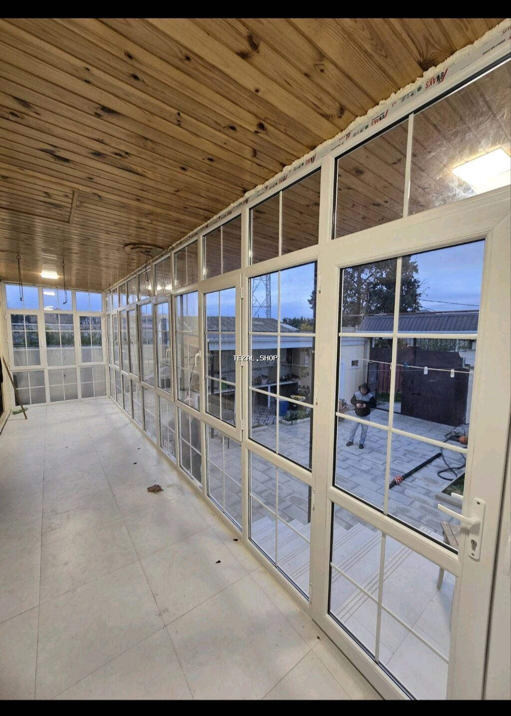 Yeni İkiqat şüşə paketi Plastik pəncərə, Еni: 2 sm, Uzunluğu: 5 sm, Pulsuz quraşdırma - şəkil 5