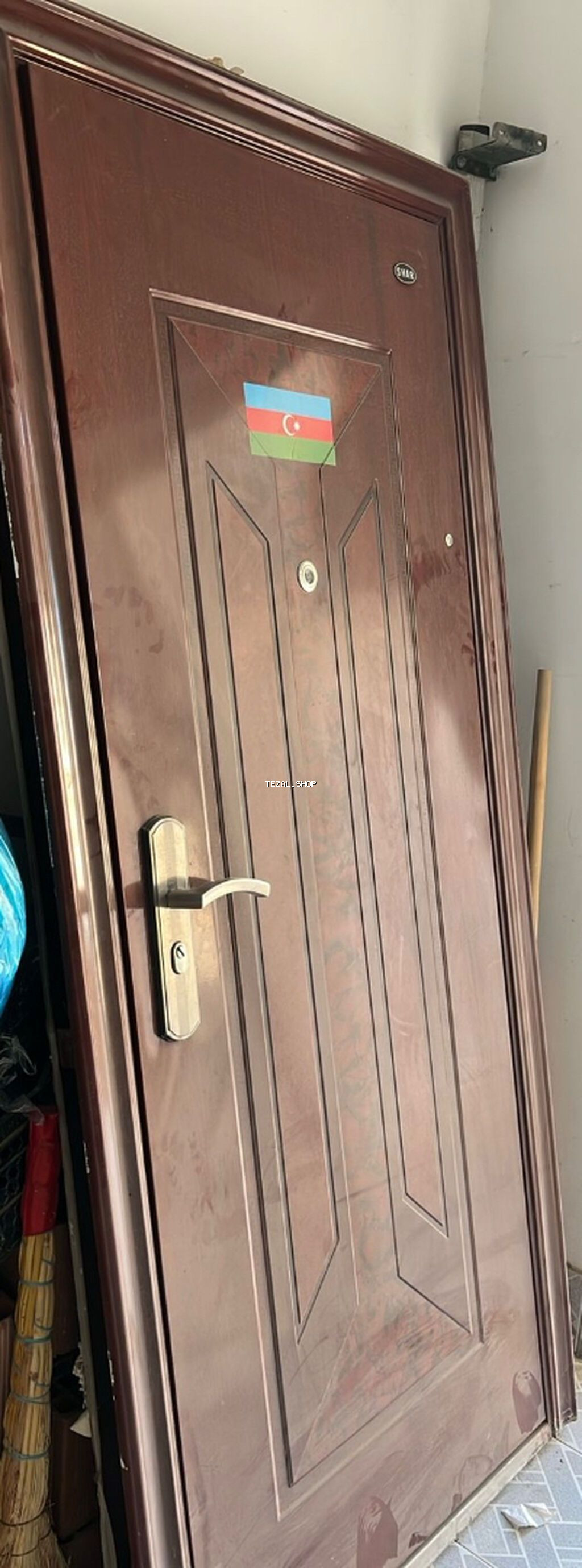 96sm x 210sm Qapı sağdan sola içəridən çölə doğru açılır Ünvan - şəkil 2