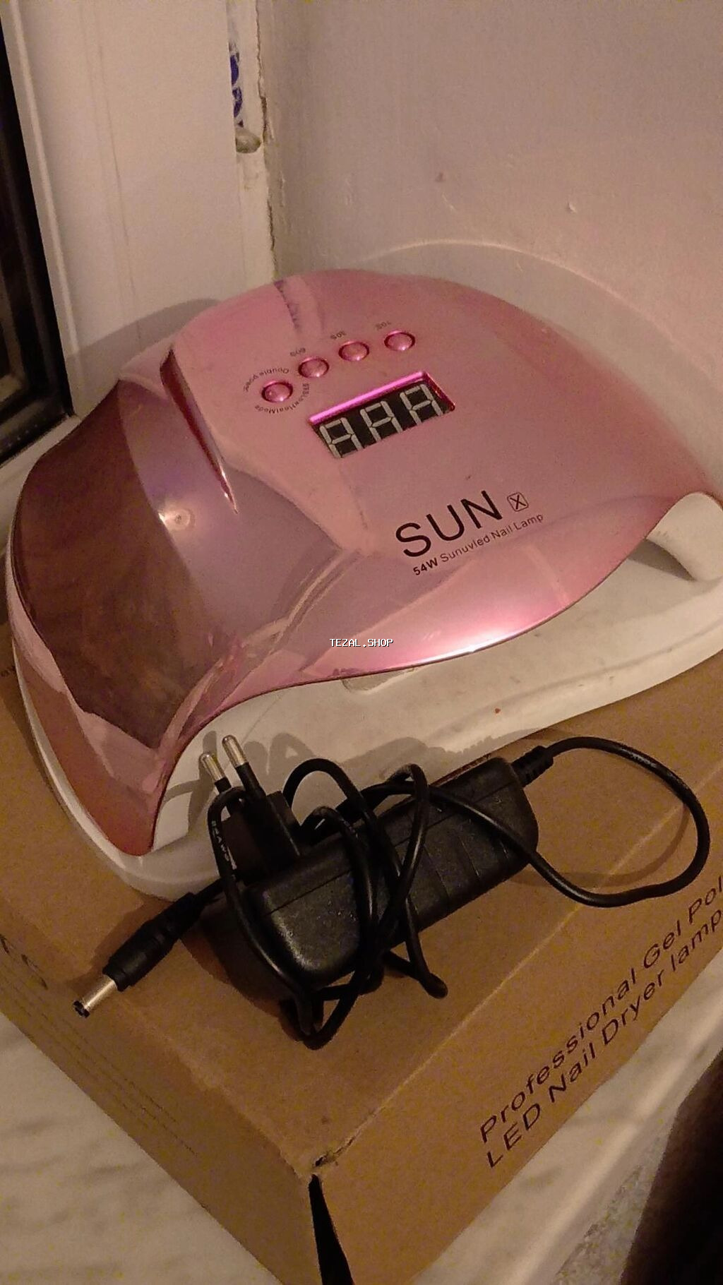 SUN X 54W Sunuvled Nail Lamp – peşəkar gel lak üçün LED/UV dırnaq