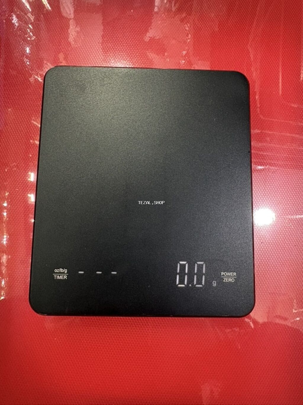 Mətbəx/kofe üçün rəqəmsal tərəzi - Minimalist qara dizayn, hamar